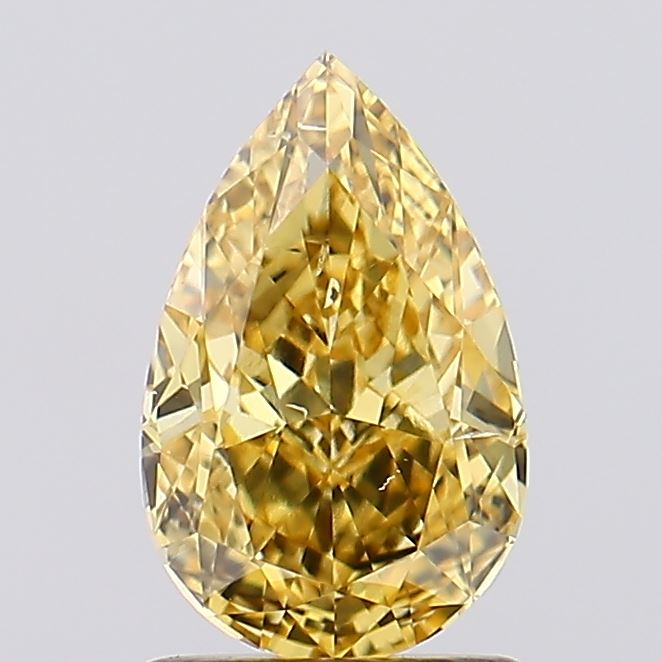1.53 Carat Pear Shaped, Excellent Cut, SI1 Clarity, IGI Certified Lab Grown Diamond