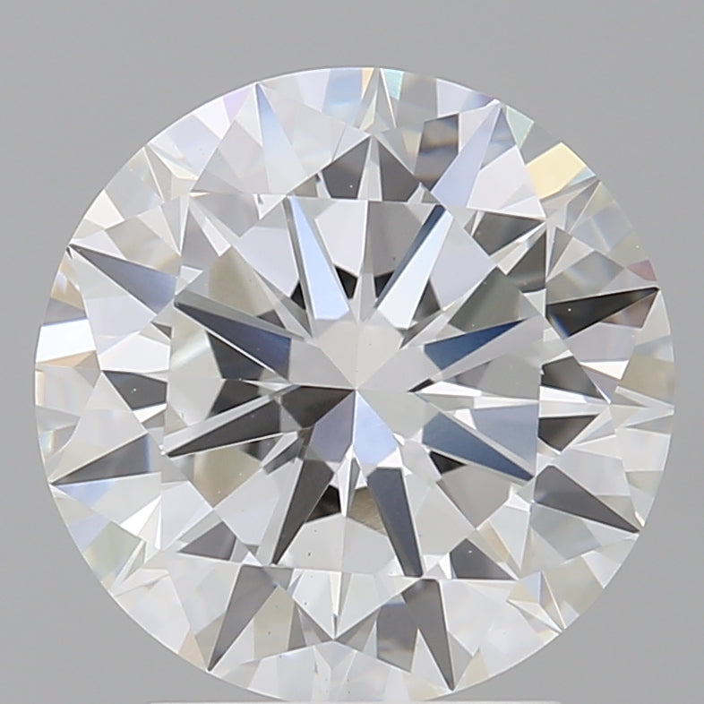 2.97 Carat Round Shaped, Excellent Cut, E Color, VVS2 Clarity, IGI Certified Lab Grown Diamond