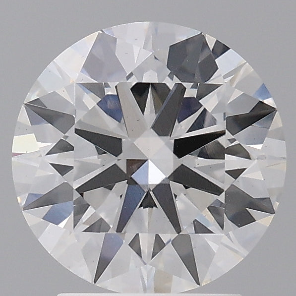 2.54 Carat Round Shaped, Ideal Cut, E Color, VS2 Clarity, IGI Certified Lab Grown Diamond