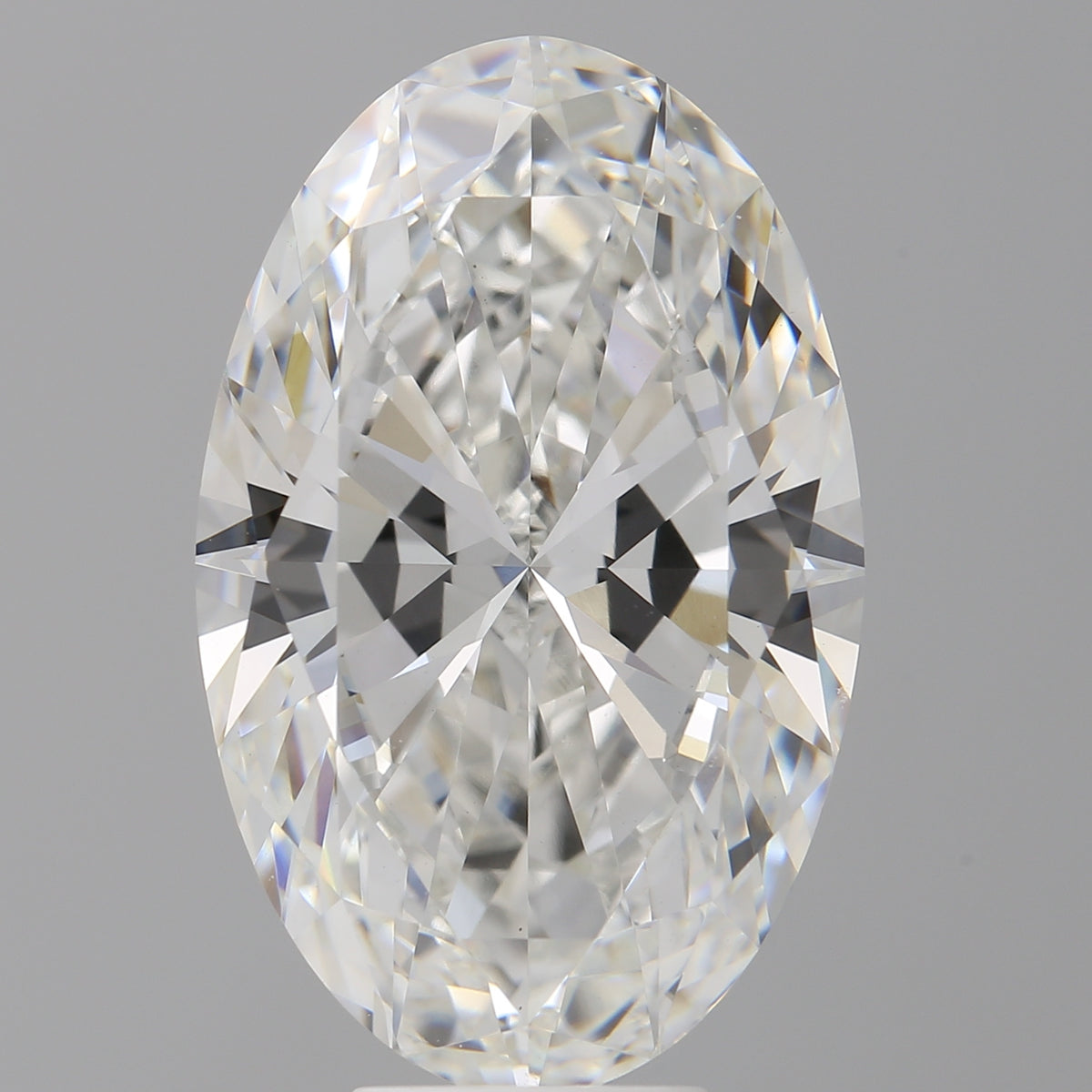 8.09 Carat Oval Shaped, Ideal Cut, E Color, VVS2 Clarity, IGI Certified Lab Grown Diamond