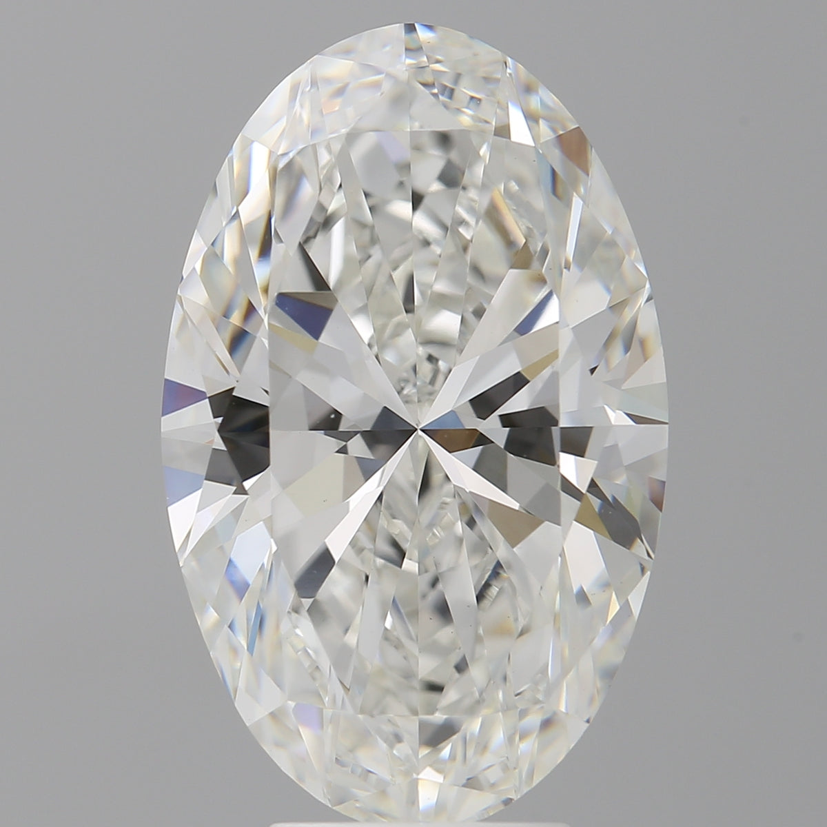 6.04 Carat Oval Shaped, Ideal Cut, F Color, VVS2 Clarity, IGI Certified Lab Grown Diamond