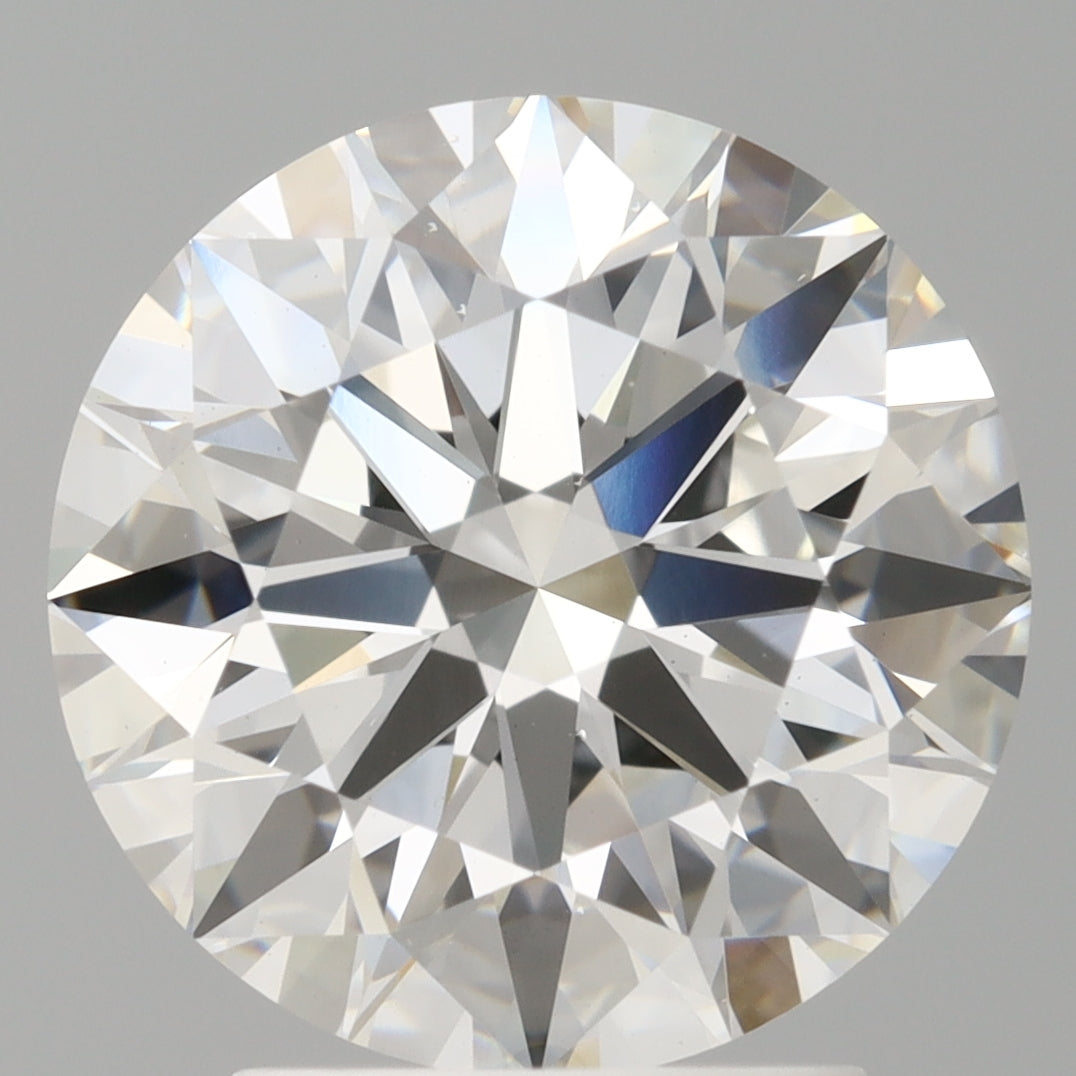 3.00 Carat Round Shaped, Ideal Cut, F Color, VS1 Clarity, IGI Certified Lab Grown Diamond