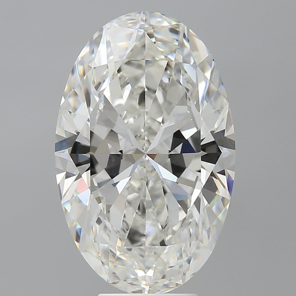 7.58 Carat Oval Shaped, Ideal Cut, F Color, VVS2 Clarity, IGI Certified Lab Grown Diamond