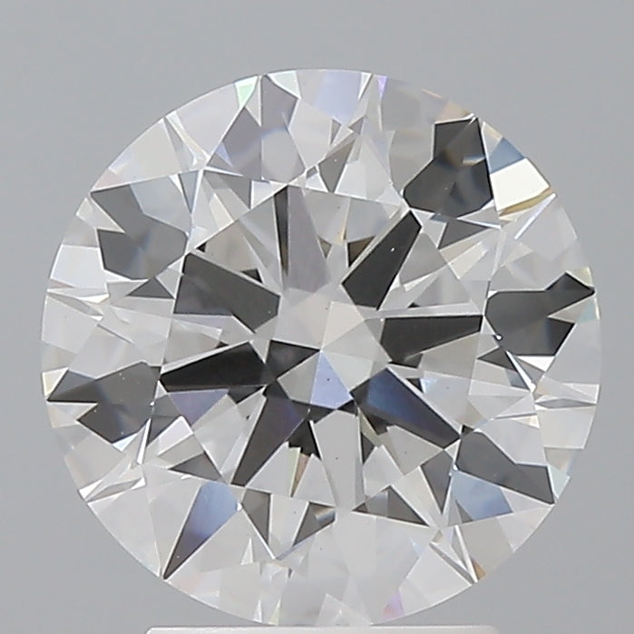 3.04 Carat Round Shaped, Ideal Cut, E Color, VVS2 Clarity, IGI Certified Lab Grown Diamond