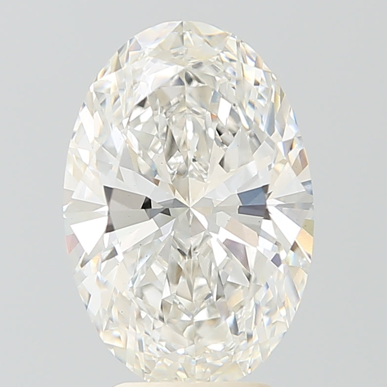 4.25 Carat Oval Shaped, Ideal Cut, G Color, VS1 Clarity, IGI Certified Lab Grown Diamond