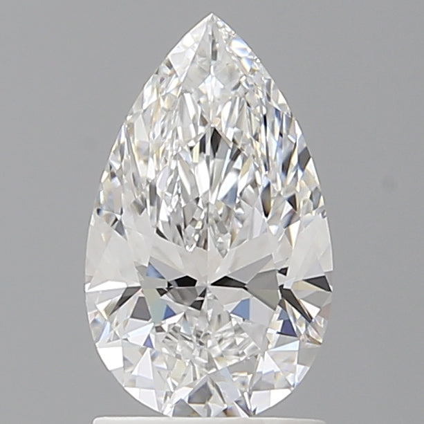 1.55 Carat Pear Shaped, Ideal Cut, D Color, VVS2 Clarity, IGI Certified Lab Grown Diamond
