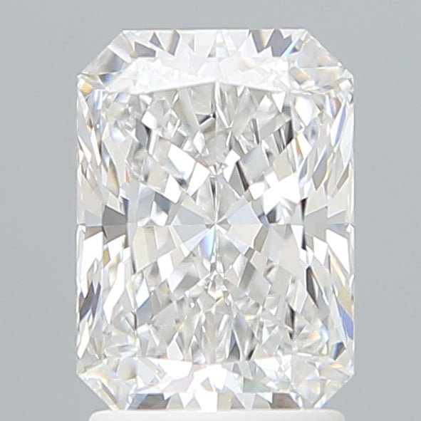 2.16 Carat Radiant Shaped, Ideal Cut, D Color, VVS2 Clarity, IGI Certified Lab Grown Diamond