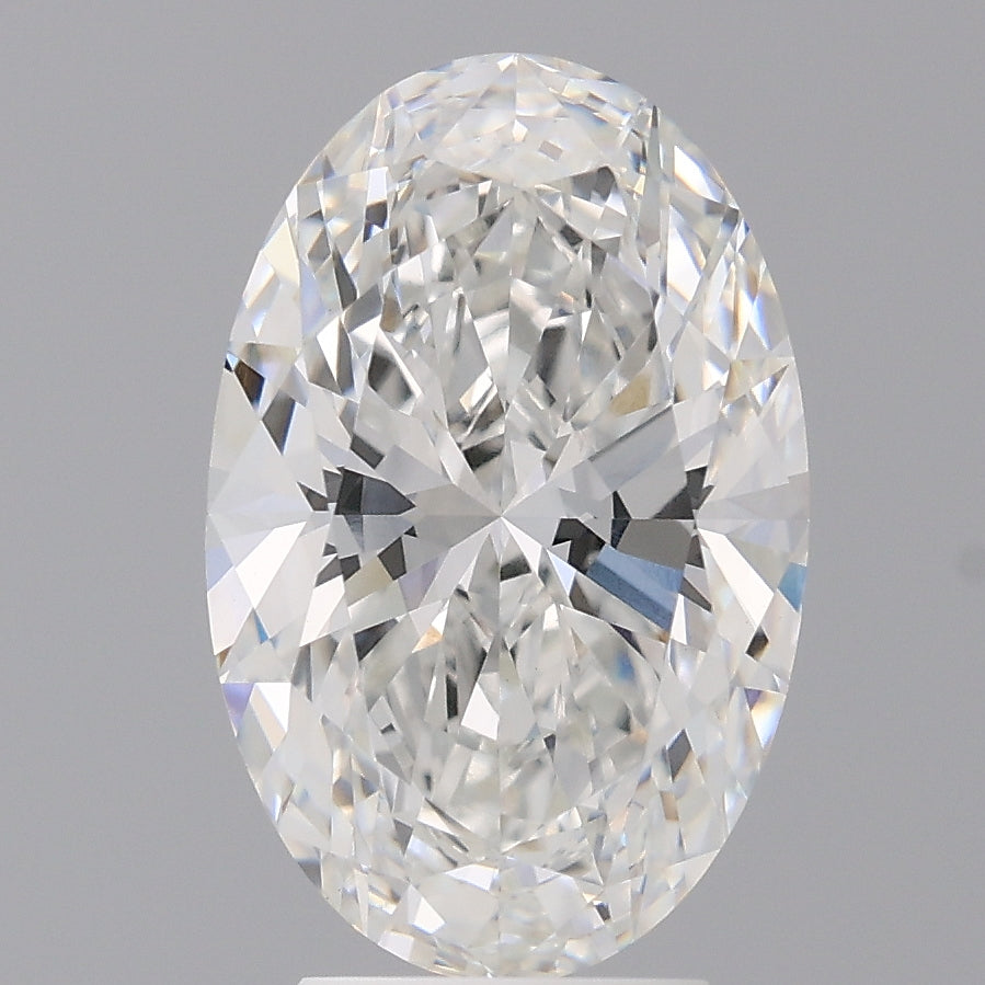 4.08 Carat Oval Shaped, Ideal Cut, E Color, VVS2 Clarity, IGI Certified Lab Grown Diamond