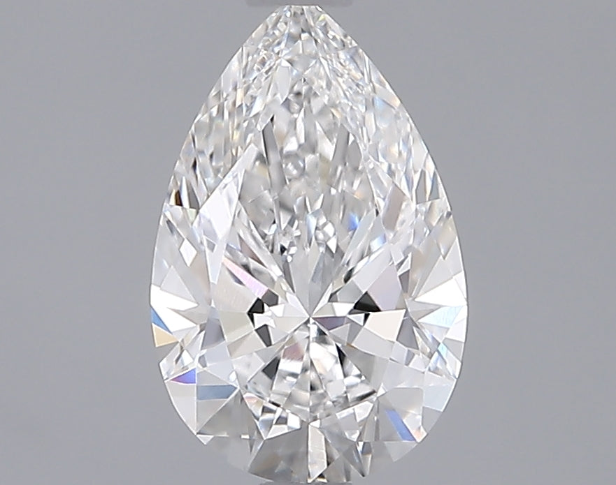 1.55 Carat Pear Shaped, Ideal Cut, E Color, IF Clarity, IGI Certified Lab Grown Diamond