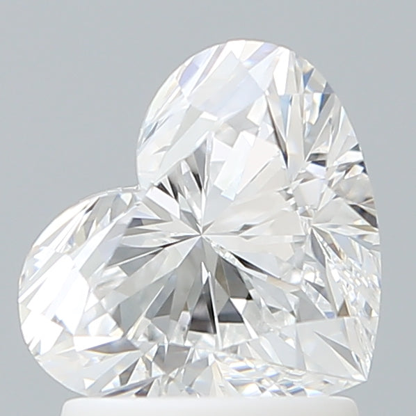 1.60 Carat Heart Shaped, Ideal Cut, D Color, VVS2 Clarity, IGI Certified Lab Grown Diamond