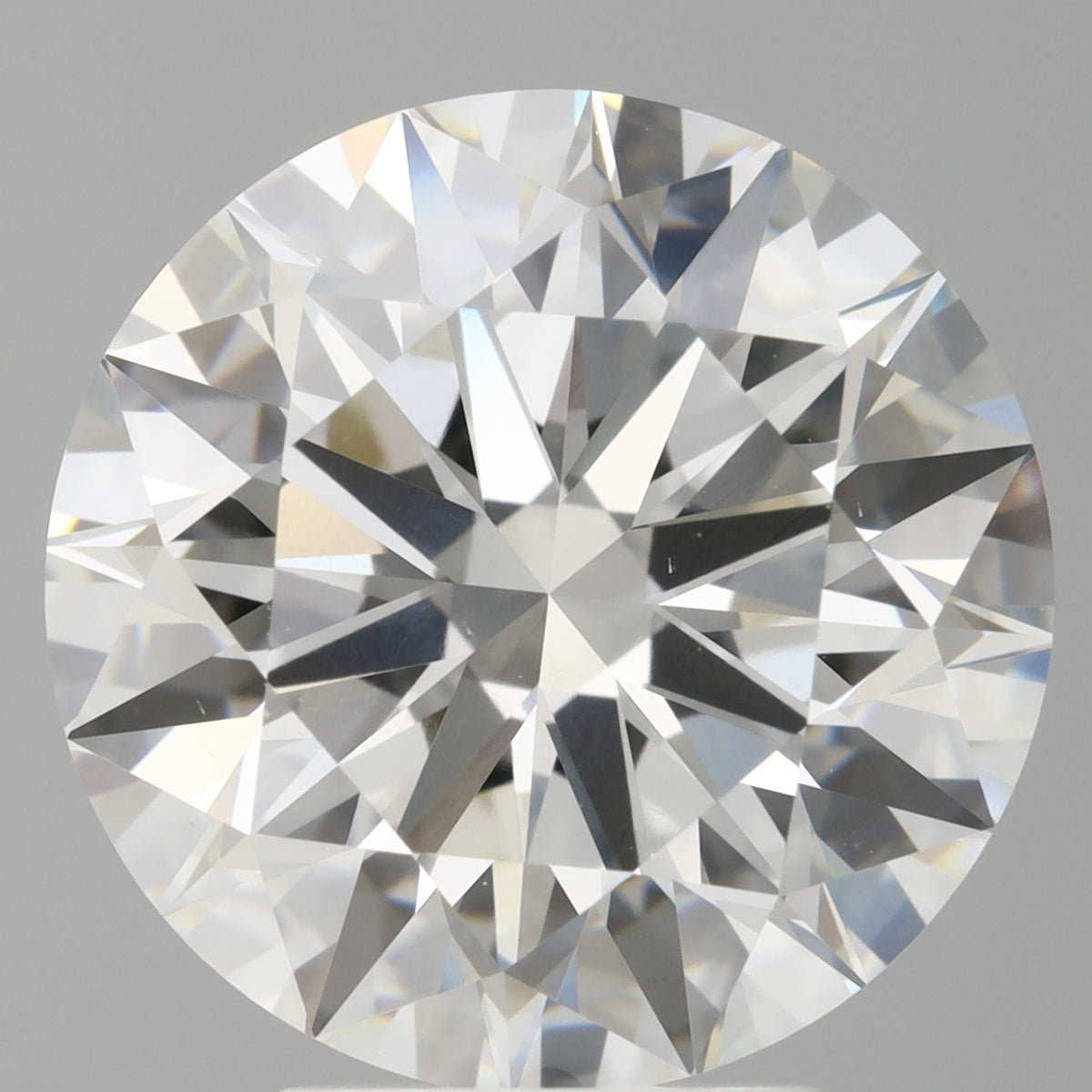 5.09 Carat Round Shaped, Ideal Cut, F Color, VVS2 Clarity, IGI Certified Lab Grown Diamond