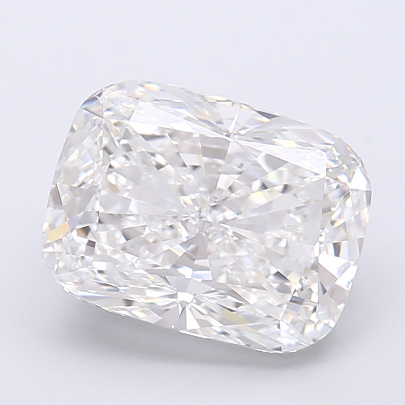 5.16 Carat Cushion Shaped, Very Good Cut, F Color, VVS2 Clarity, IGI Certified Lab Grown Diamond