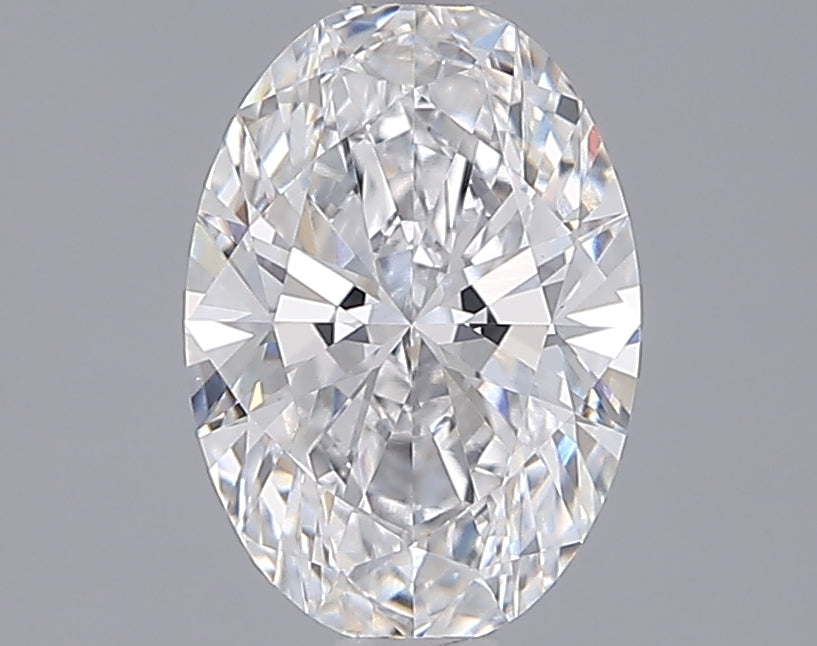 1.54 Carat Oval Shaped, Ideal Cut, D Color, VVS2 Clarity, IGI Certified Lab Grown Diamond