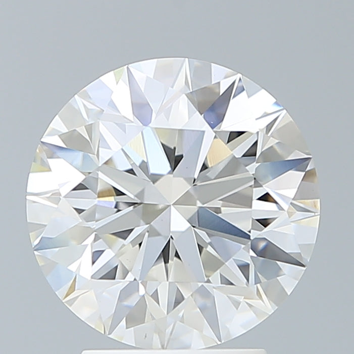 3.29 Carat Round Shaped, Excellent Cut, F Color, VS1 Clarity, IGI Certified Lab Grown Diamond