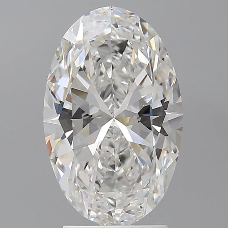 3.02 Carat Oval Shaped, Ideal Cut, E Color, VVS2 Clarity, IGI Certified Lab Grown Diamond
