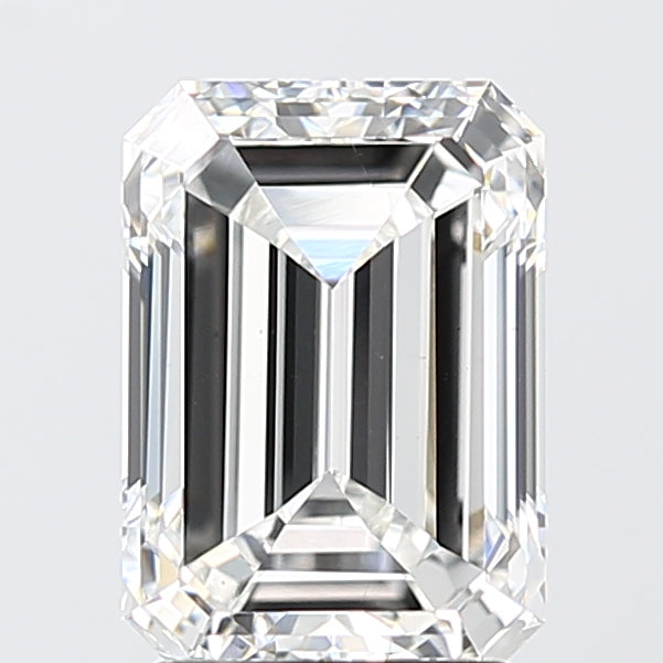 3.00 Carat Emerald Shaped, Excellent Cut, E Color, VS1 Clarity, IGI Certified Lab Grown Diamond