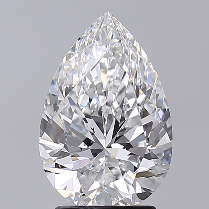 2.52 Carat Pear Shaped, E Color, VVS2 Clarity, IGI Certified Lab Grown Diamond