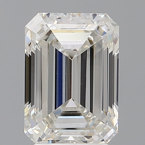 2.60 Carat Emerald Shaped, Ideal Cut, F Color, VS1 Clarity, IGI Certified Lab Grown Diamond