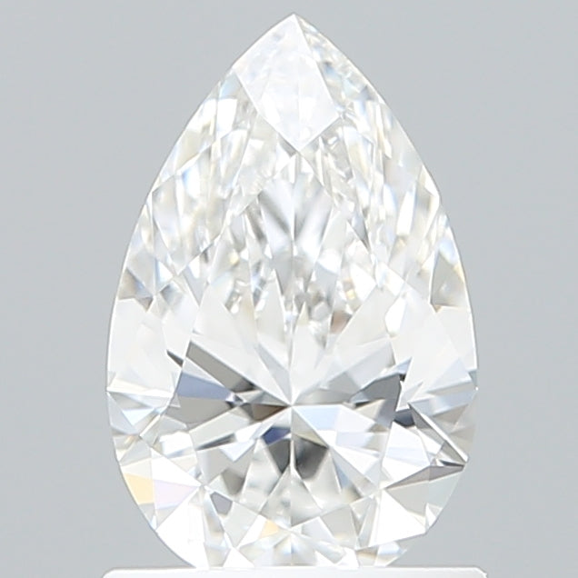 1.04 Carat Pear Shaped, Ideal Cut, E Color, VVS2 Clarity, IGI Certified Lab Grown Diamond