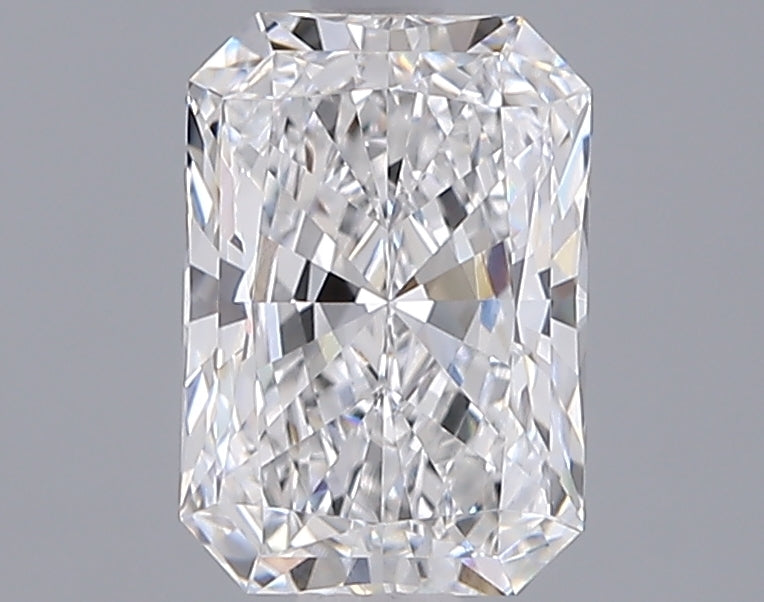 1.55 Carat Radiant Shaped, Ideal Cut, D Color, VVS1 Clarity, IGI Certified Lab Grown Diamond