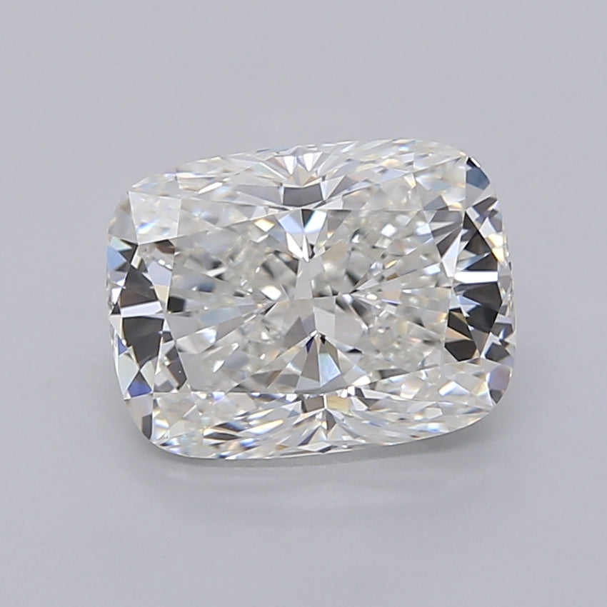 3.01 Carat Cushion Shaped, Ideal Cut, G Color, VVS2 Clarity, IGI Certified Lab Grown Diamond