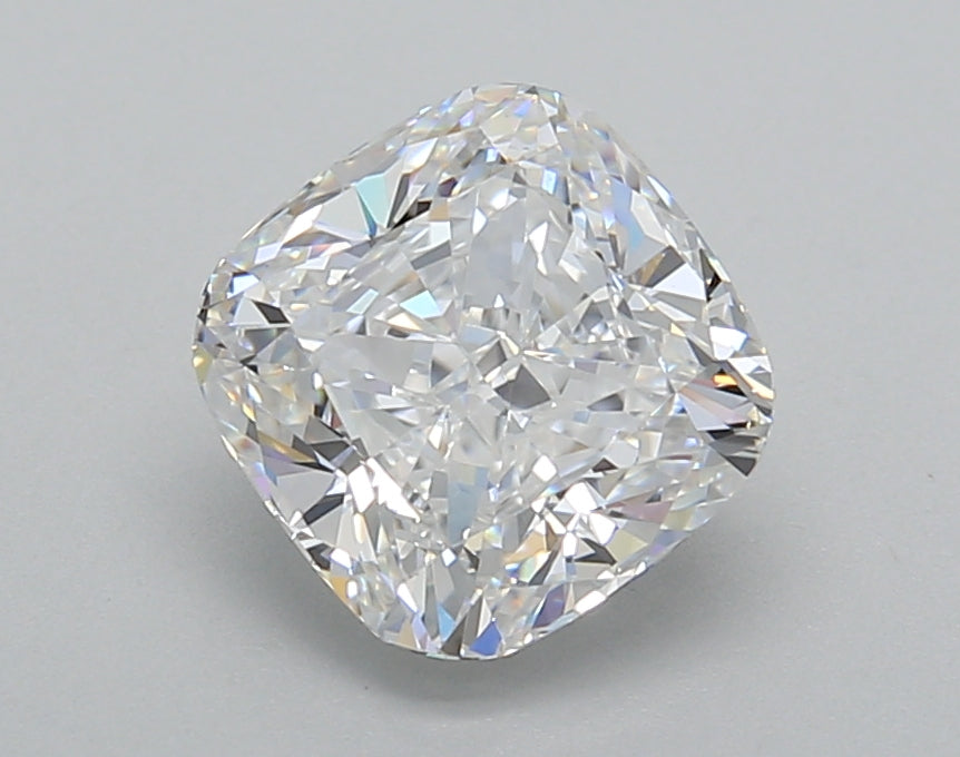 2.02 Carat Cushion Shaped, Excellent Cut, D Color, VVS2 Clarity, IGI Certified Lab Grown Diamond
