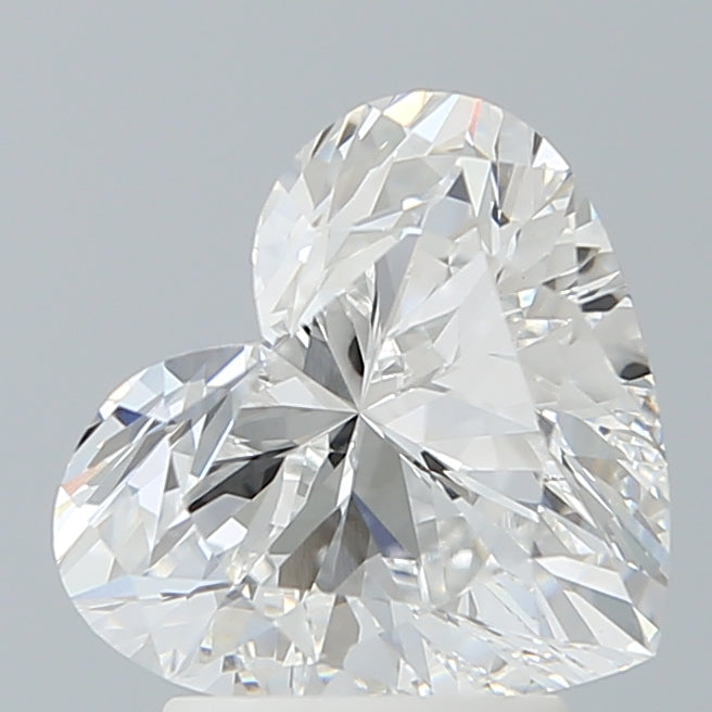 2.84 Carat Heart Shaped, Ideal Cut, E Color, VS1 Clarity, IGI Certified Lab Grown Diamond