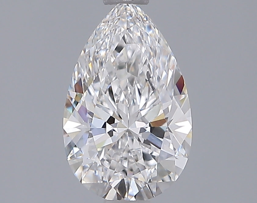 1.33 Carat Pear Shaped, Ideal Cut, D Color, VS1 Clarity, IGI Certified Lab Grown Diamond