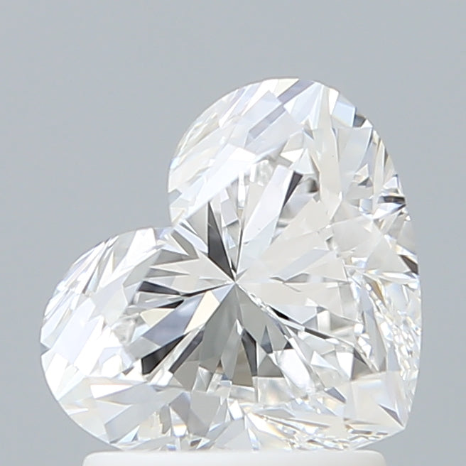 1.71 Carat Heart Shaped, Ideal Cut, E Color, VVS2 Clarity, IGI Certified Lab Grown Diamond