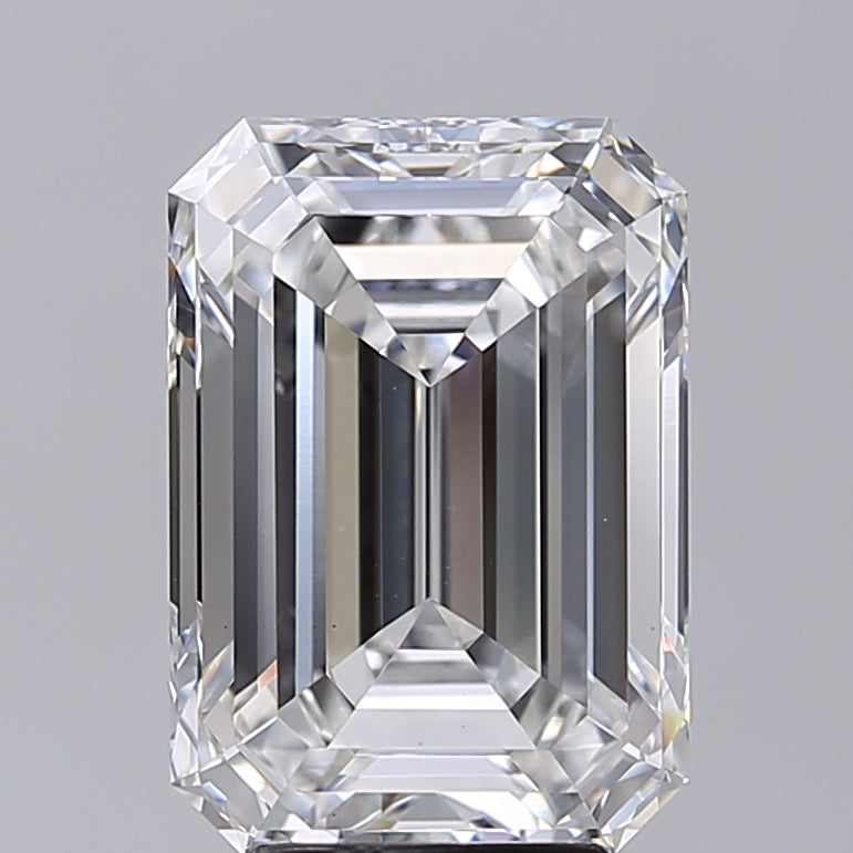 5.02 Carat Emerald Shaped, Excellent Cut, E Color, VS1 Clarity, IGI Certified Lab Grown Diamond