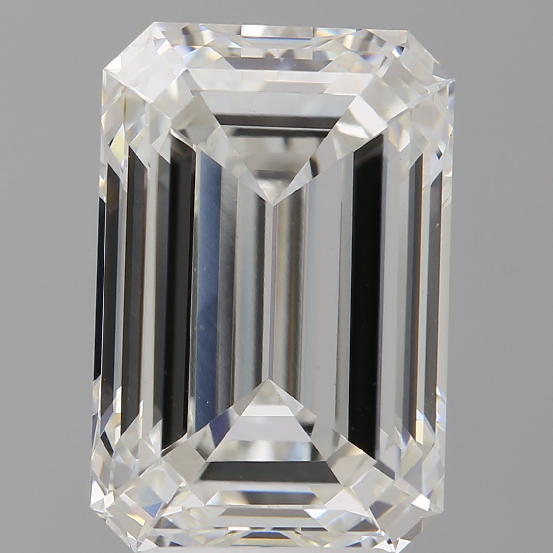 5.05 Carat Emerald Shaped, Ideal Cut, G Color, VVS2 Clarity, IGI Certified Lab Grown Diamond