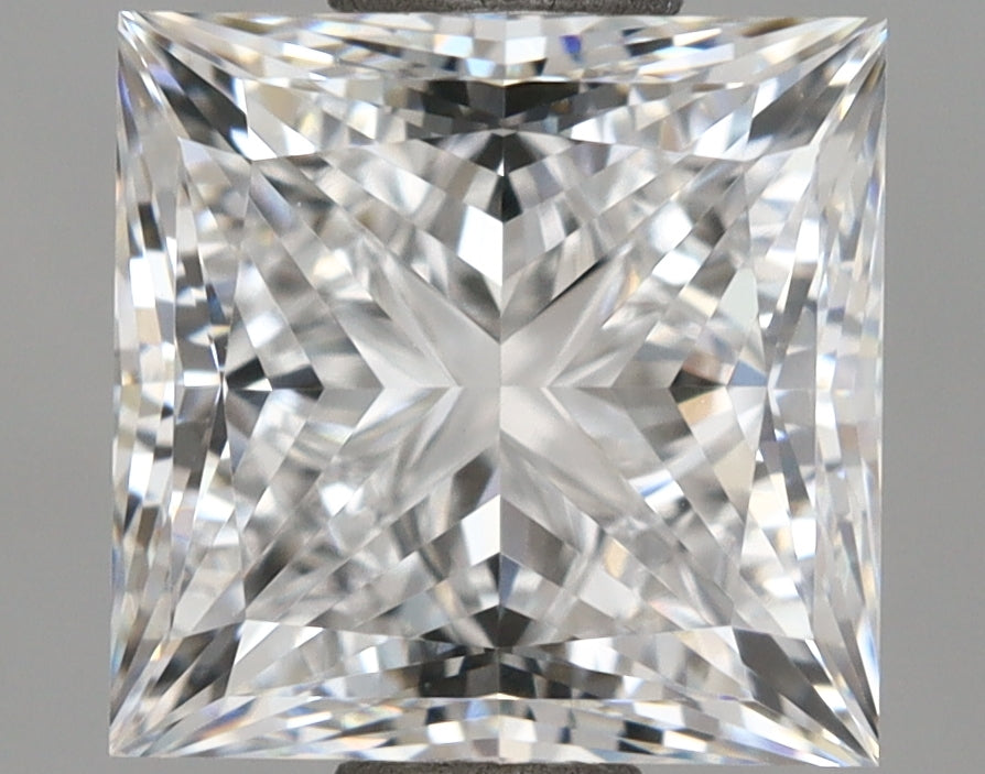 2.02 Carat Princess Shaped, Ideal Cut, D Color, VVS1 Clarity, IGI Certified Lab Grown Diamond