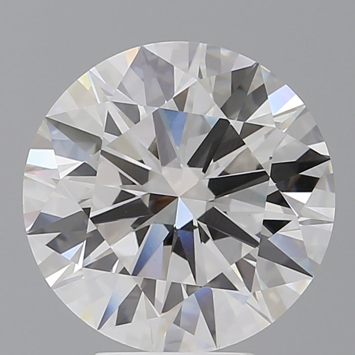 5.58 Carat Round Shaped, Ideal Cut, F Color, VVS2 Clarity, IGI Certified Lab Grown Diamond