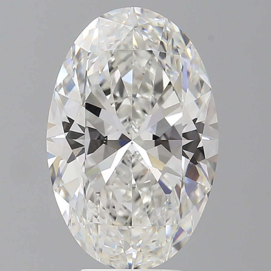 6.09 Carat Oval Shaped, Ideal Cut, G Color, VVS2 Clarity, IGI Certified Lab Grown Diamond
