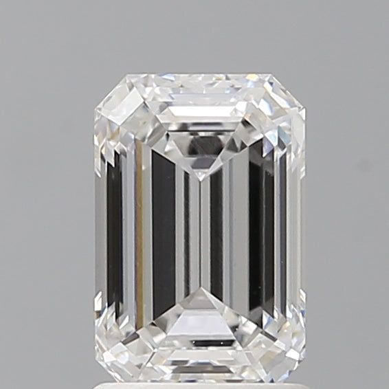 1.60 Carat Emerald Shaped, Ideal Cut, D Color, VVS2 Clarity, IGI Certified Lab Grown Diamond