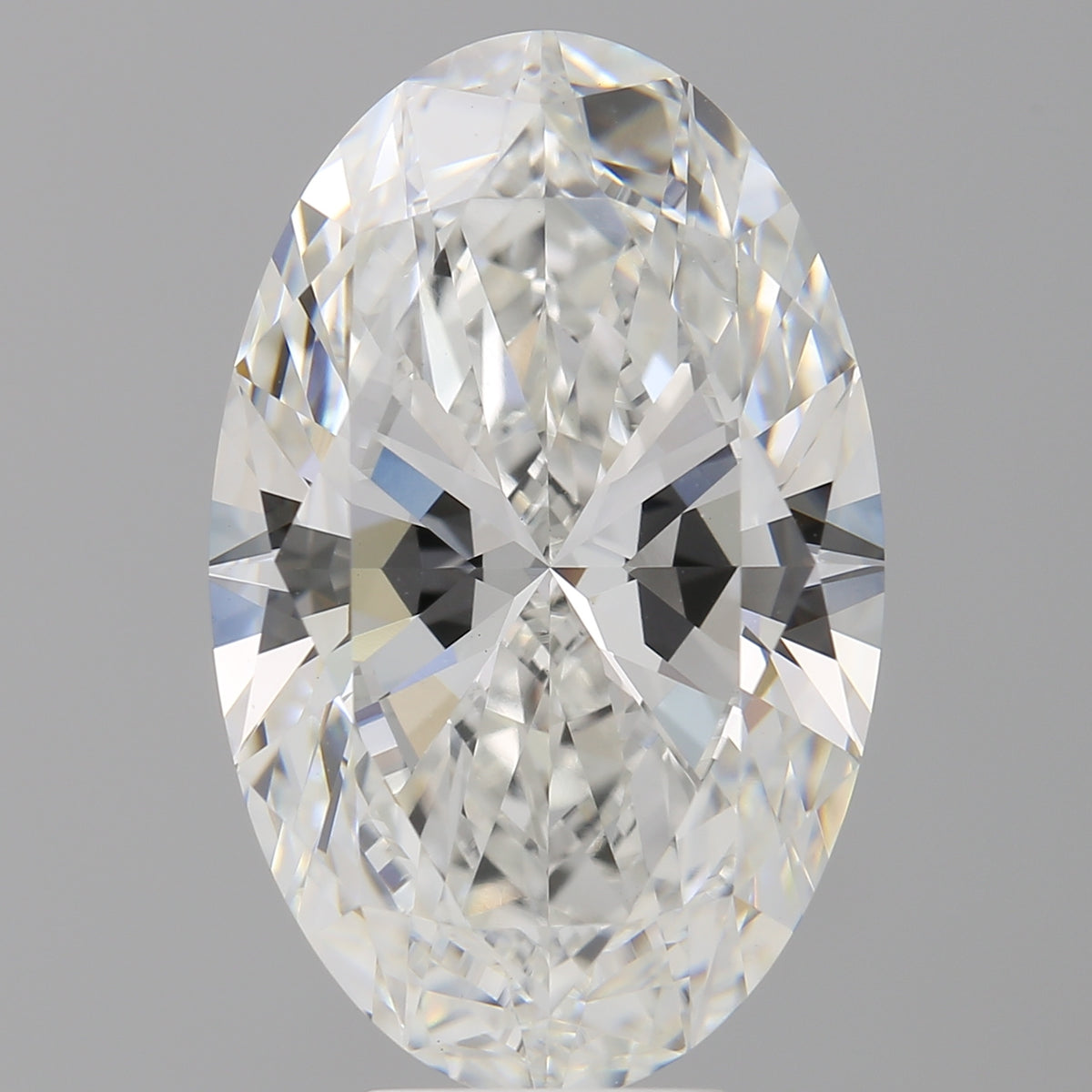 8.02 Carat Oval Shaped, Ideal Cut, F Color, VVS2 Clarity, IGI Certified Lab Grown Diamond