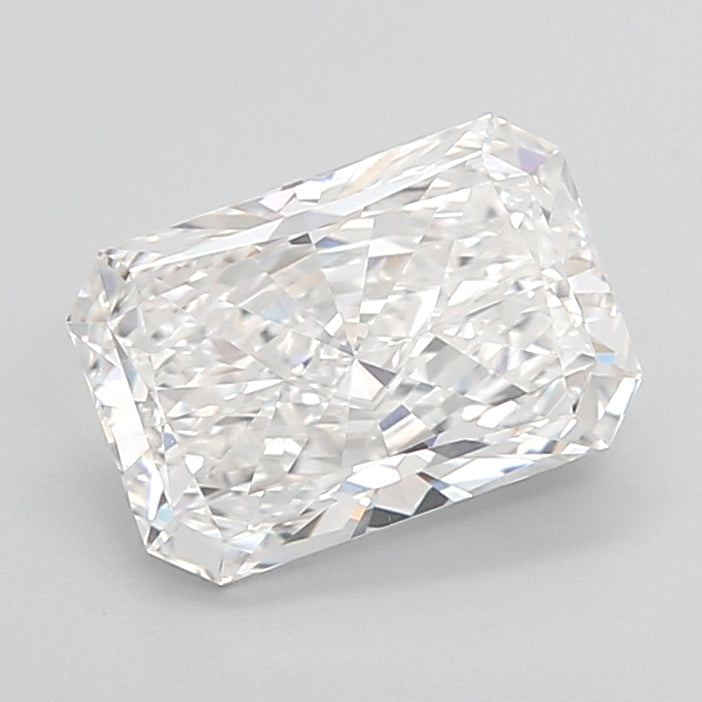 2.03 Carat Radiant Shaped, Ideal Cut, E Color, VVS2 Clarity, IGI Certified Lab Grown Diamond