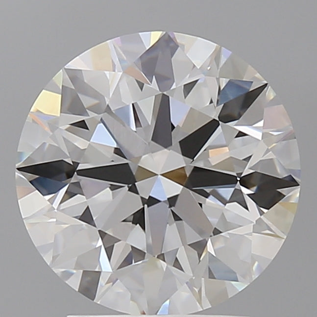 3.02 Carat Round Shaped, Ideal Cut, E Color, VVS2 Clarity, IGI Certified Lab Grown Diamond