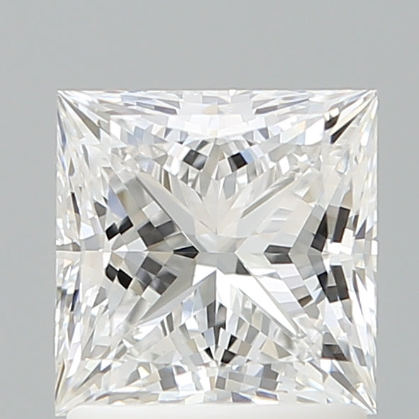 1.59 Carat Princess Shaped, Ideal Cut, D Color, VVS2 Clarity, IGI Certified Lab Grown Diamond