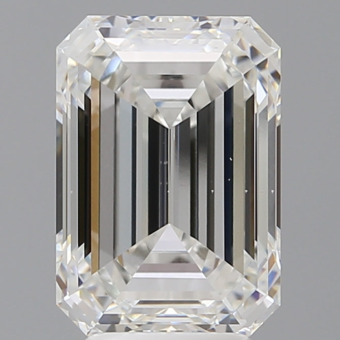 4.59 Carat Emerald Shaped, Ideal Cut, E Color, VS1 Clarity, IGI Certified Lab Grown Diamond