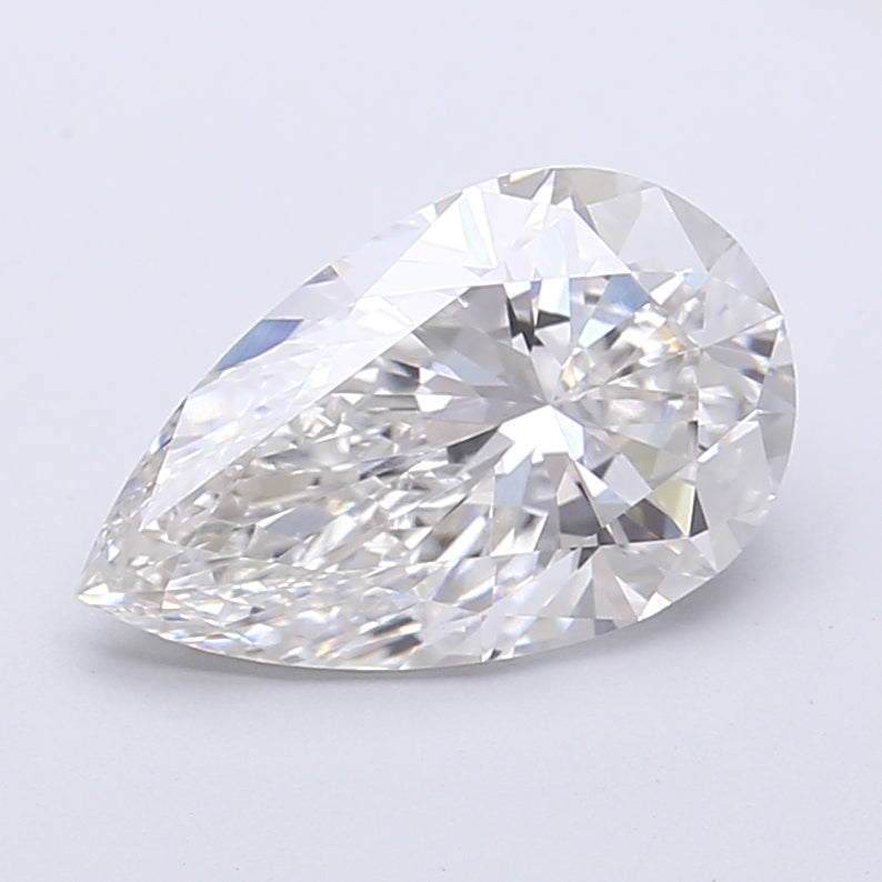 2.39 Carat Pear Shaped, Very Good Cut, F Color, VVS2 Clarity, IGI Certified Lab Grown Diamond