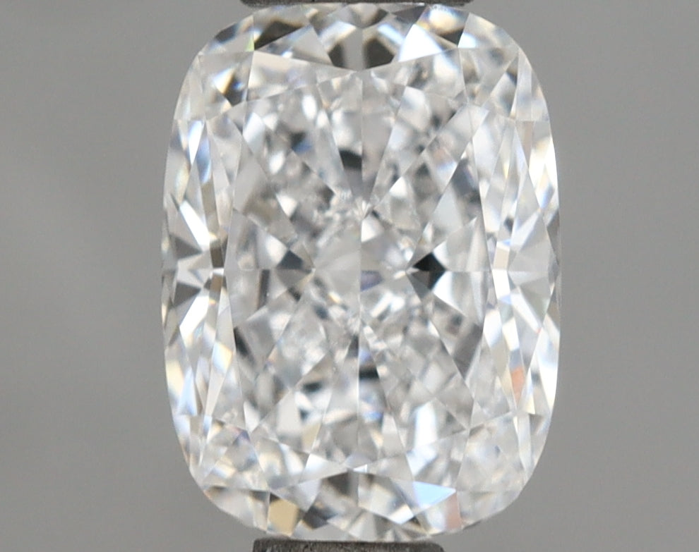 1.02 Carat Cushion Shaped, Excellent Cut, D Color, VVS2 Clarity, IGI Certified Lab Grown Diamond