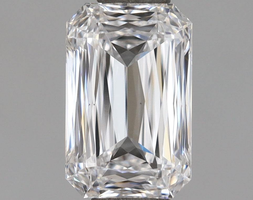 1.08 Carat Radiant Shaped, Excellent Cut, D Color, VS1 Clarity, IGI Certified Lab Grown Diamond