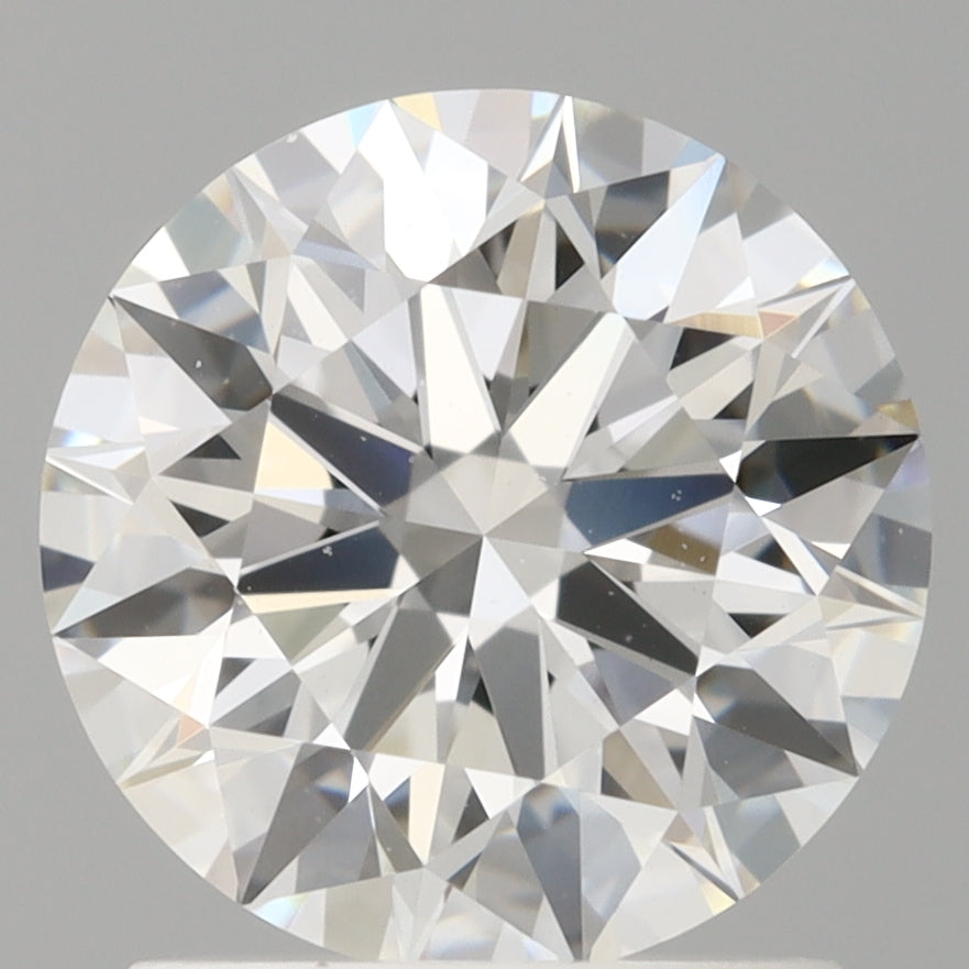 1.54 Carat Round Shaped, Ideal Cut, E Color, VVS2 Clarity, IGI Certified Lab Grown Diamond