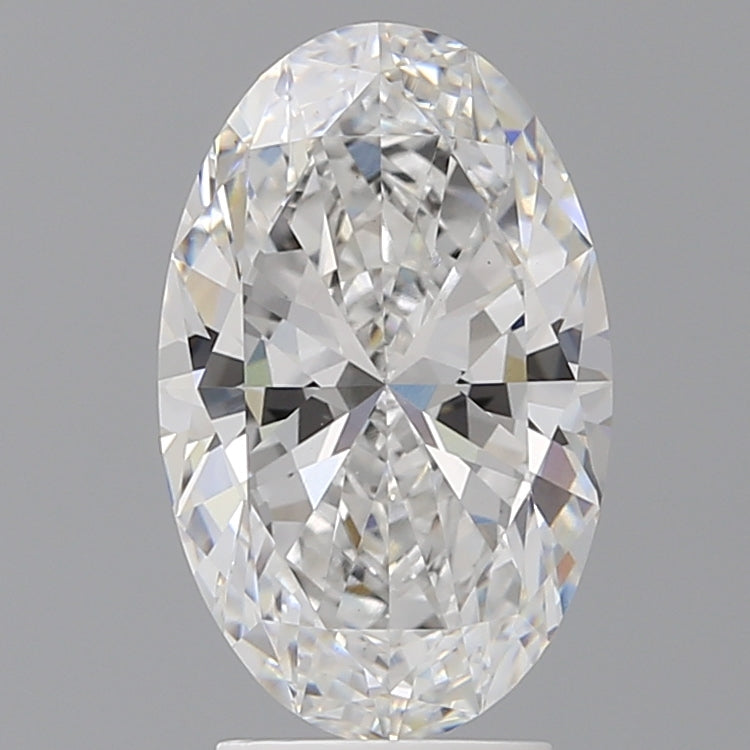 3.46 Carat Oval Shaped, Ideal Cut, E Color, VS1 Clarity, IGI Certified Lab Grown Diamond