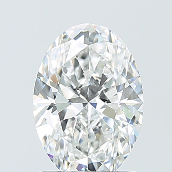 1.52 Carat Oval Shaped, Ideal Cut, D Color, VVS2 Clarity, IGI Certified Lab Grown Diamond