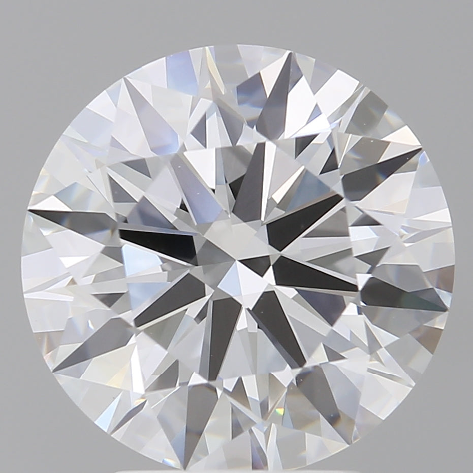4.06 Carat Round Shaped, Ideal Cut, E Color, VVS2 Clarity, IGI Certified Lab Grown Diamond
