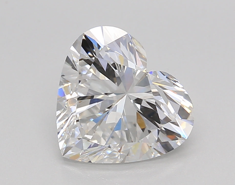 2.02 Carat Heart Shaped, Excellent Cut, D Color, VVS1 Clarity, IGI Certified Lab Grown Diamond