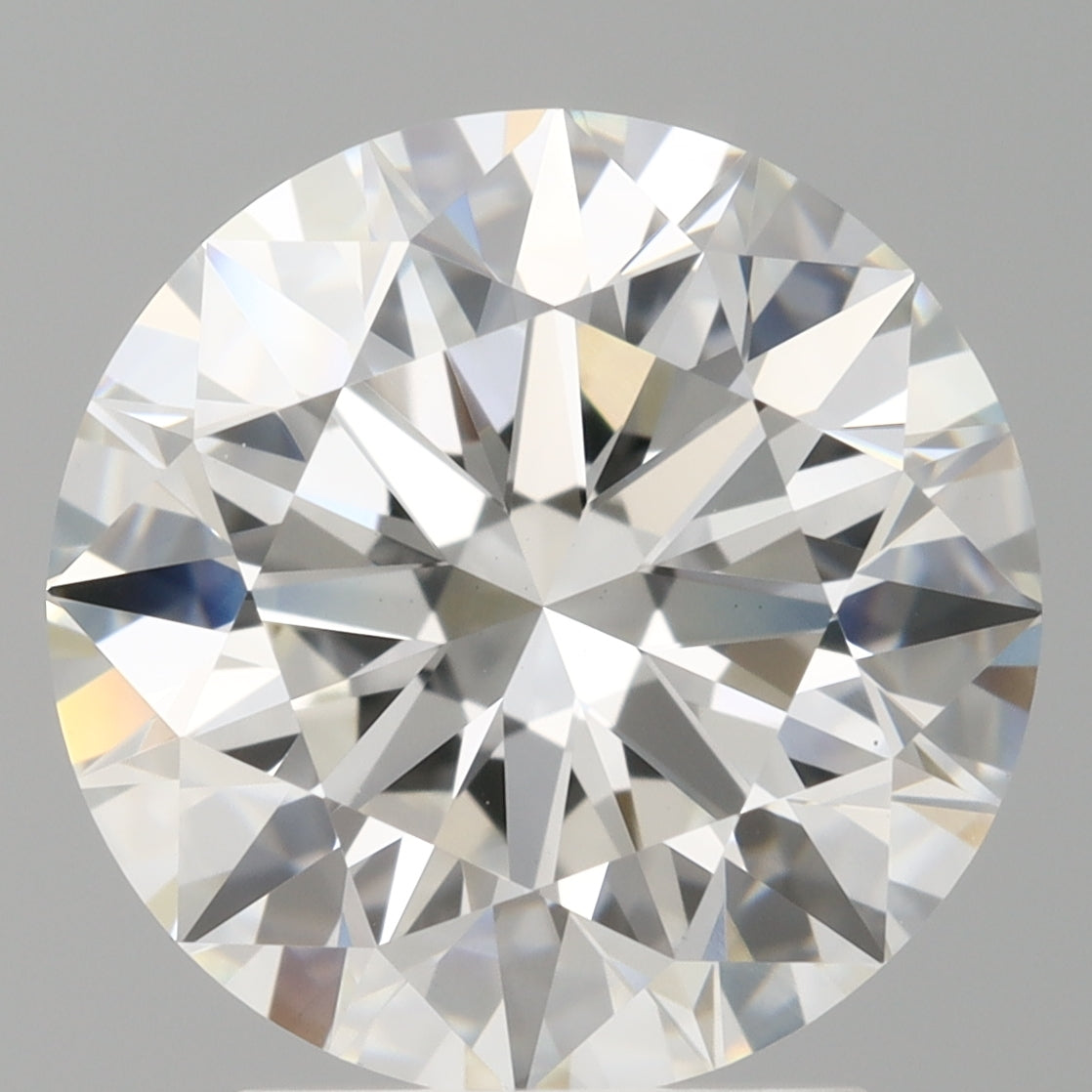 3.02 Carat Round Shaped, Ideal Cut, F Color, VVS2 Clarity, IGI Certified Lab Grown Diamond