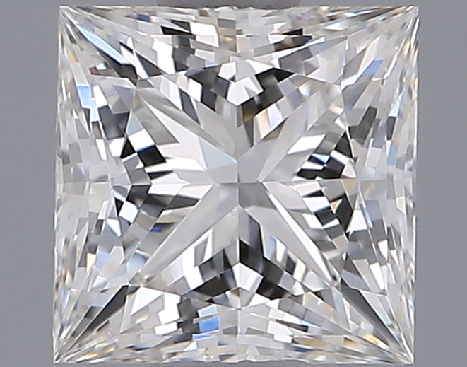 1.01 Carat Princess Shaped, Ideal Cut, G Color, VVS2 Clarity, IGI Certified Lab Grown Diamond